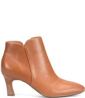 Sofft Sasha Waterproof Leather Kitten Heel Dress Booties