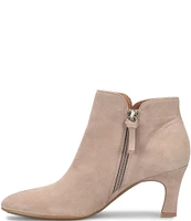 Sofft Sasha Waterproof Suede Kitten Heel Dress Booties