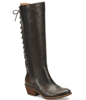 Sofft Sharnell Heel Leather Adjustable Waterproof Western Inspired Boots