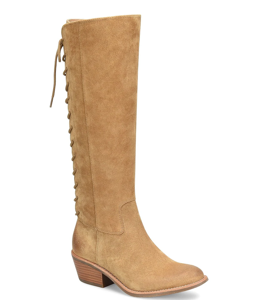 Sofft Sharnell Heel Suede Adjustable Waterproof Western Inspired Boots