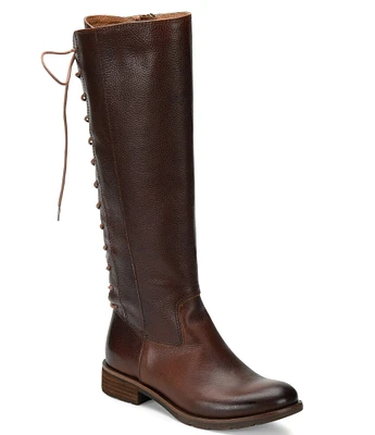 Sofft Sharnell II Leather Lace-Up Waterproof Tall Boots