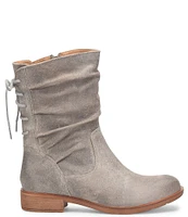 Sofft Sharnell Low Waterproof Suede Lace-Up Back Zip Boots