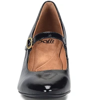 Sofft Sienna Leather Kitten Heel Mary Jane Pumps