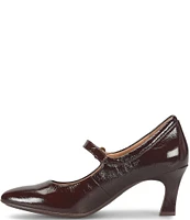 Sofft Sienna Leather Kitten Heel Mary Jane Pumps