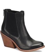 Sofft Tara Block Heel Leather Western Inspired Booties