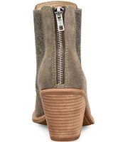 Sofft Tara Block Heel Suede Western Inspired Booties