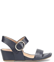 Sofft Vaya Leather Wedge Sandals