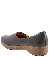 SoftWalk Addie Leather Open Side Clogs