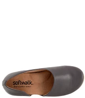 SoftWalk Addie Leather Open Side Clogs