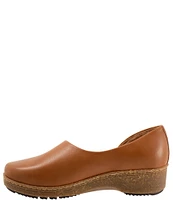 SoftWalk Addie Leather Open Side Clogs