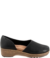 SoftWalk Addie Nubuck Suede Open Side Clogs