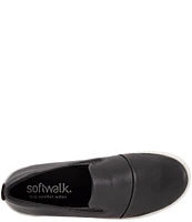 SoftWalk Alexandria Leather Slip-On Sneakers