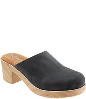 SoftWalk Felida Nubuck Suede Clogs