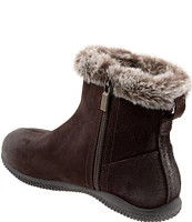 SoftWalk Helena Faux Fur Lined Suede Booties