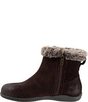 SoftWalk Helena Faux Fur Lined Suede Booties