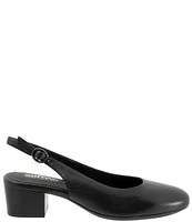 SoftWalk Largo Leather Slingback Pumps