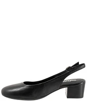 SoftWalk Largo Leather Slingback Pumps