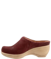 SoftWalk Madison Textured Leather Clogs