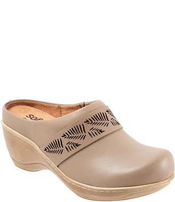 SoftWalk Melita Leather Clogs