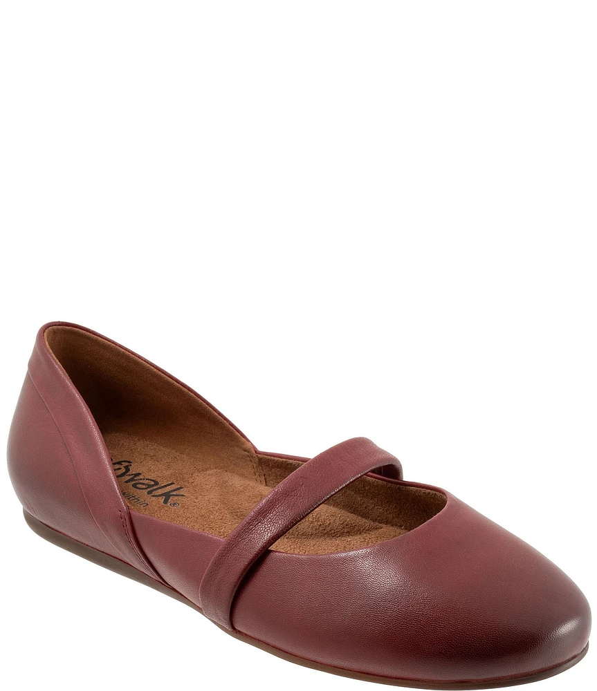 SoftWalk Samara Leather Flats