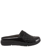 SoftWalk San Marcos II Woven Leather Slip-On Clogs