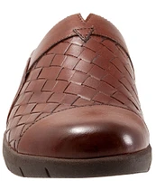 SoftWalk San Marcos II Woven Leather Slip-On Clogs