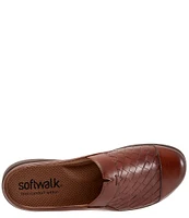 SoftWalk San Marcos II Woven Leather Slip-On Clogs