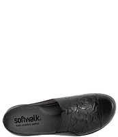 SoftWalk San Marcos Tooling Leather Mules