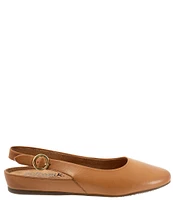 SoftWalk Sandy Leather Slingback Flats