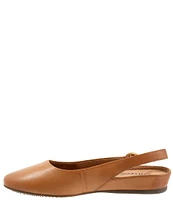 SoftWalk Sandy Leather Slingback Flats