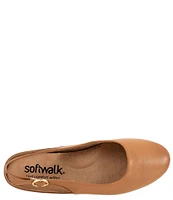 SoftWalk Sandy Leather Slingback Flats