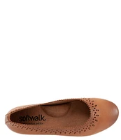 SoftWalk Selma Perforated Leather Slip-Ons