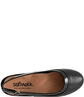 Softwalk Sheffield Leather Slingback Flats