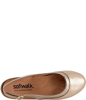 Softwalk Sheffield Leather Slingback Flats