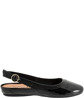 Softwalk Sheffield Patent Slingback Flats