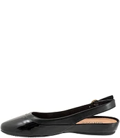 Softwalk Sheffield Patent Slingback Flats