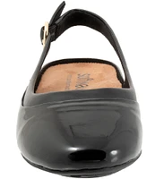 Softwalk Sheffield Patent Slingback Flats