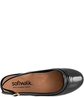 Softwalk Sheffield Patent Slingback Flats