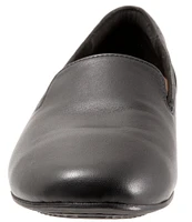 SoftWalk Shelby Leather Slip-On Flats