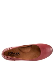 SoftWalk Shiraz Leather Slip-On Flats