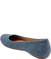 SoftWalk Sonoma Denim Ballet Flats