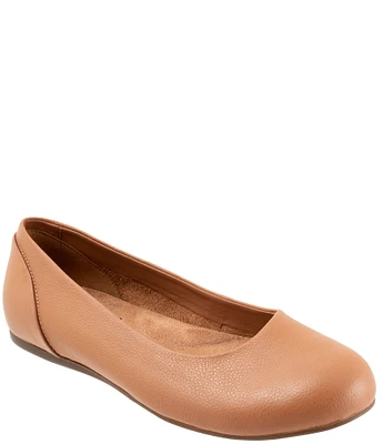 SoftWalk Sonoma Leather Ballet Flats