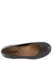 SoftWalk Sonoma Leather Ballet Flats