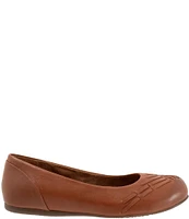 SoftWalk Sonoma Weave Leather Flats