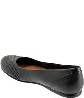 SoftWalk Sonoma Weave Leather Flats