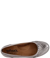 SoftWalk Sonoma Weave Leather Flats