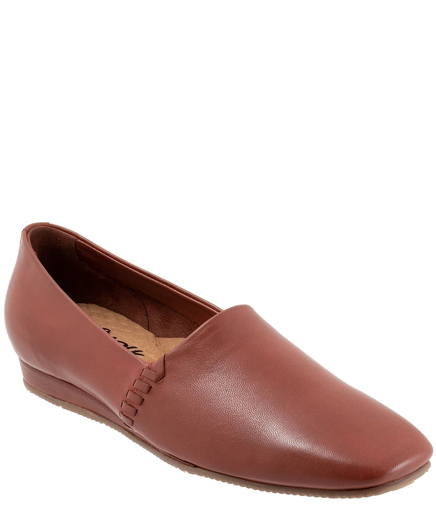 SoftWalk Vale Leather Wedge Slip-On