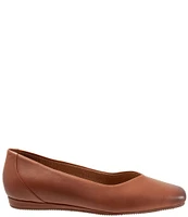 SoftWalk Vellore Leather Square Toe Flats