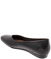 SoftWalk Vellore Leather Square Toe Flats