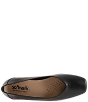 SoftWalk Vellore Leather Square Toe Flats